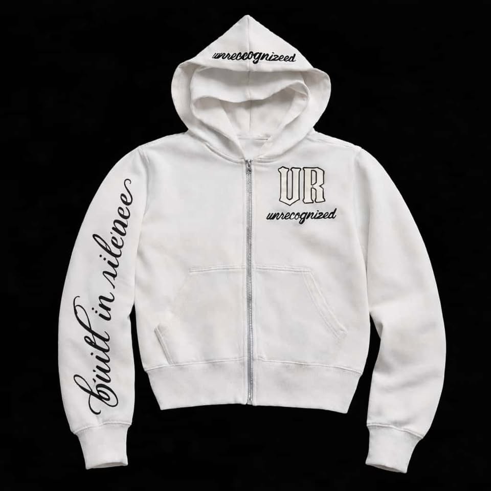 Unrecognized White Hoodie