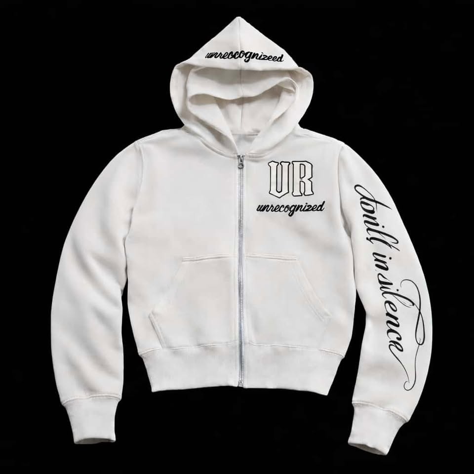 Unrecognized White Hoodie